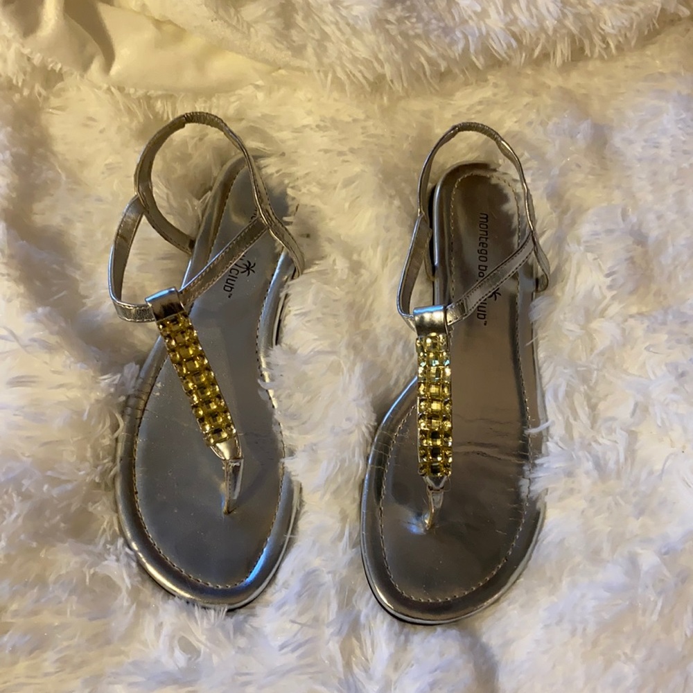 silver sandal